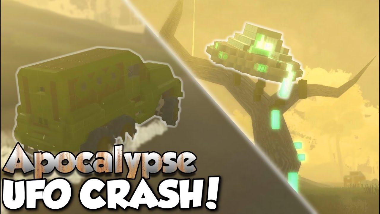 UFO CRASH SITE! - Scrap Mechanic Apocalypse World [Ep. 7]