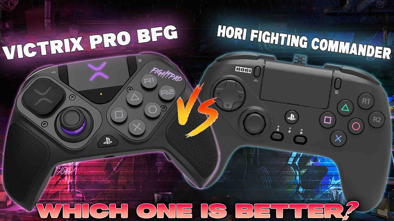 Victrix Pro BFG vs Hori Fighting Commander / Controller Review