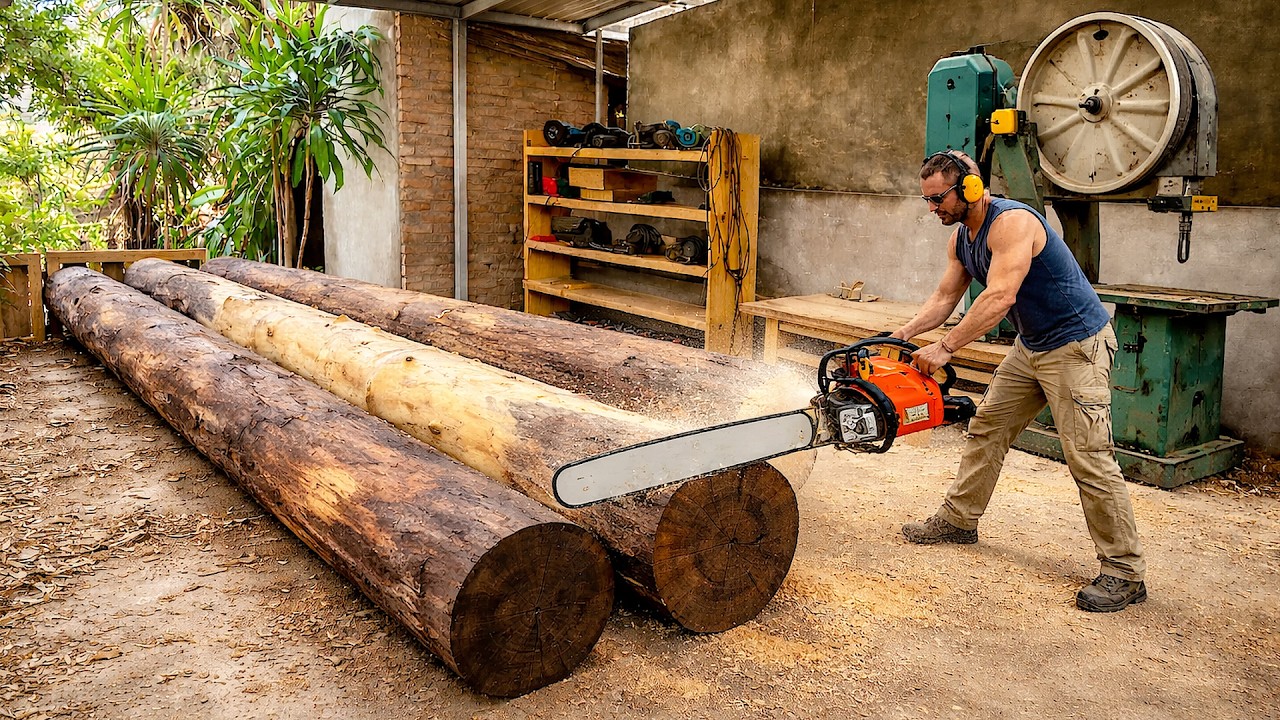 Transforming Logs Gifted By Nature Into Unique, Dream-like Works Of Art For Craftsmen | Woodworking