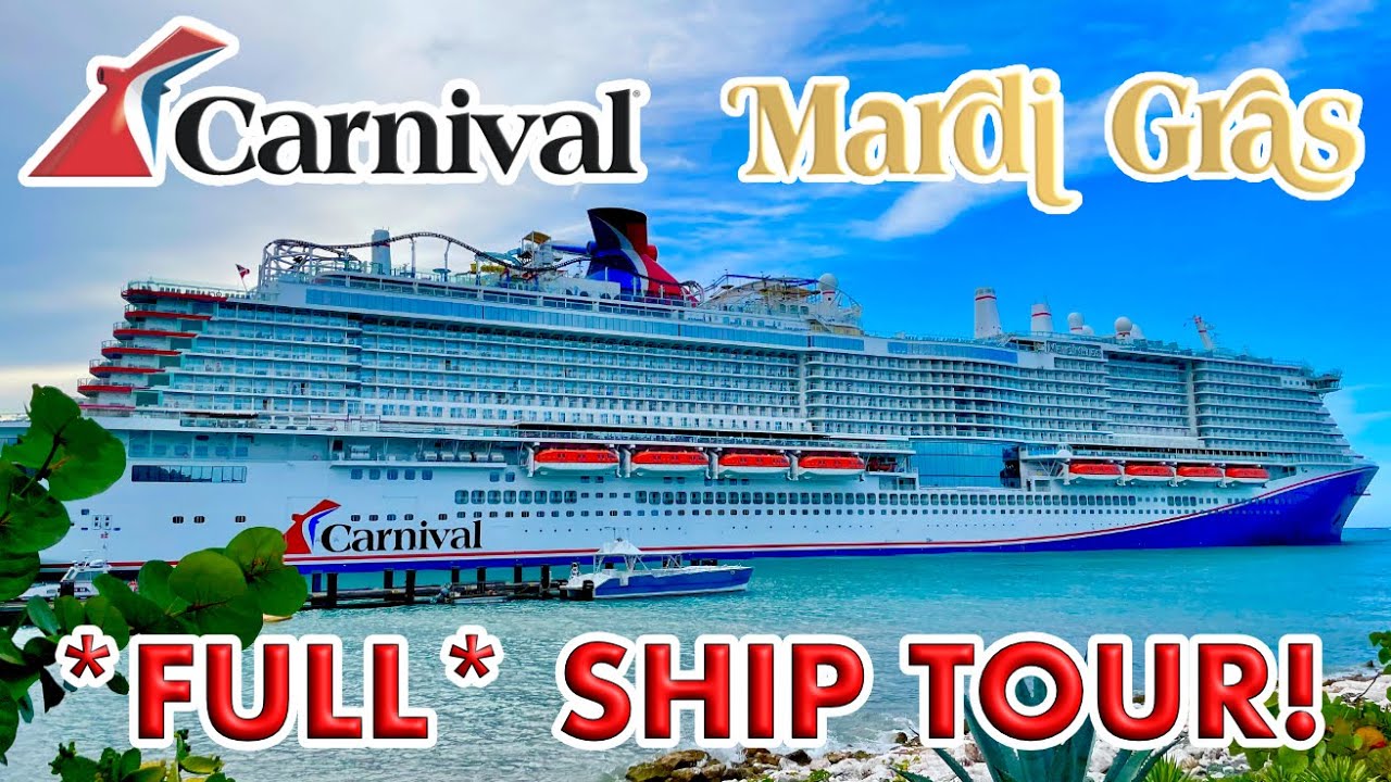 Carnival Mardi Gras FULL Ship Tour! | Detailed Deck-By-Deck Walkthrough of New Carnival Cruise Ship!