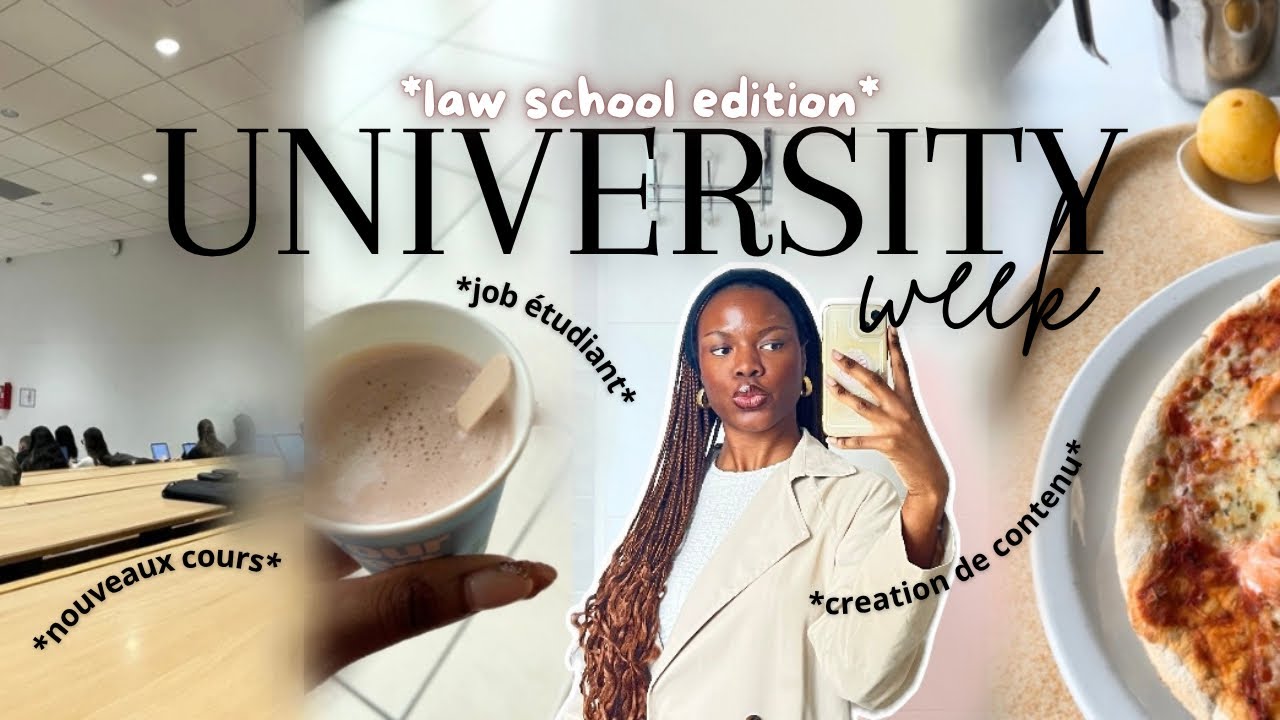 UNIVERSITY WEEK ép 1 : DE RETOUR DANS MA STUDENT ERA ! brunch, reprise td, nails, sorties, blabla