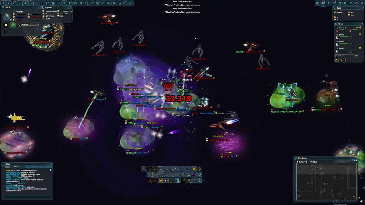 Darkorbit Tr 1-5 BAĞLAAA CSRT PARS VALE vs ÖFKE ARMA KAP