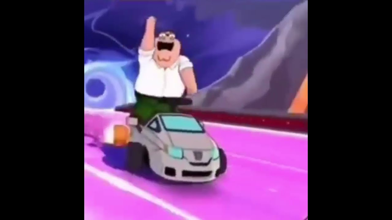 Peter Griffin car meme, but it's a different song
