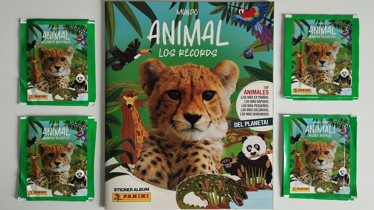 LAS COLECCIONES DEL OCIOSO 327: PANINI MUNDO ANIMAL LOS RECORDS NUEVO ALBUM DE CROMOS REVIEW!!