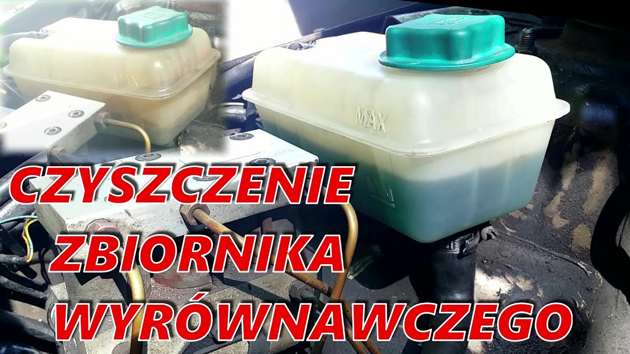 Czyszczenie zbiornika wyr&oacute;wnawczego układu chłodzenia