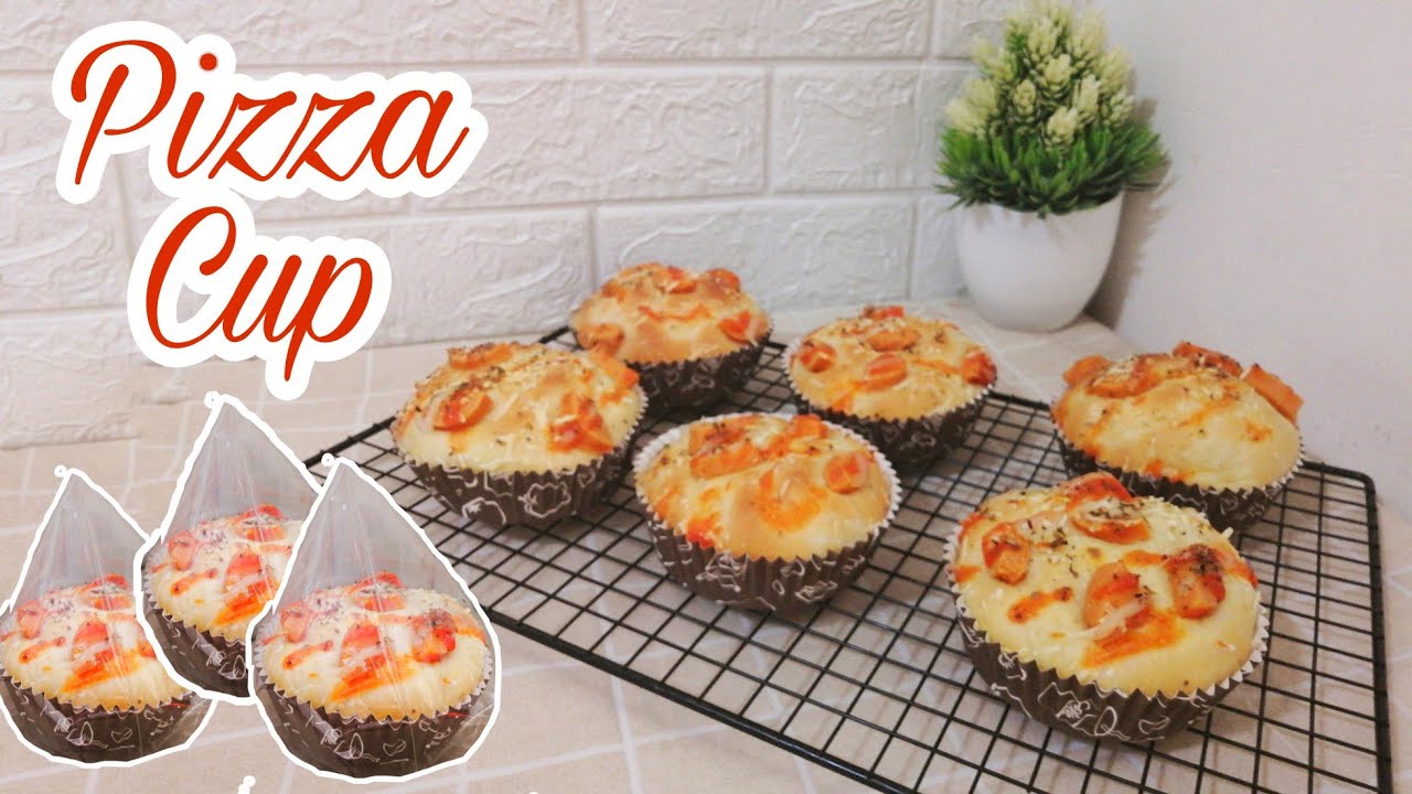 PIZZA CUP LEMBUT BANGET, CUMA 1 TELUR!! Tanpa MIXER EMPUK SAMPAI 3 HARI | Momifa