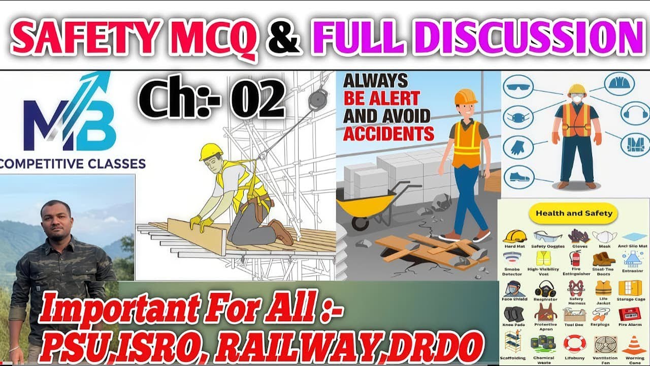 ITI All Trade Safety Chapter MCQ? Fitter/ Electrical / For OHPC/ ISRO/ DRDO/ RAILWAY/ ALL GOVT PSU