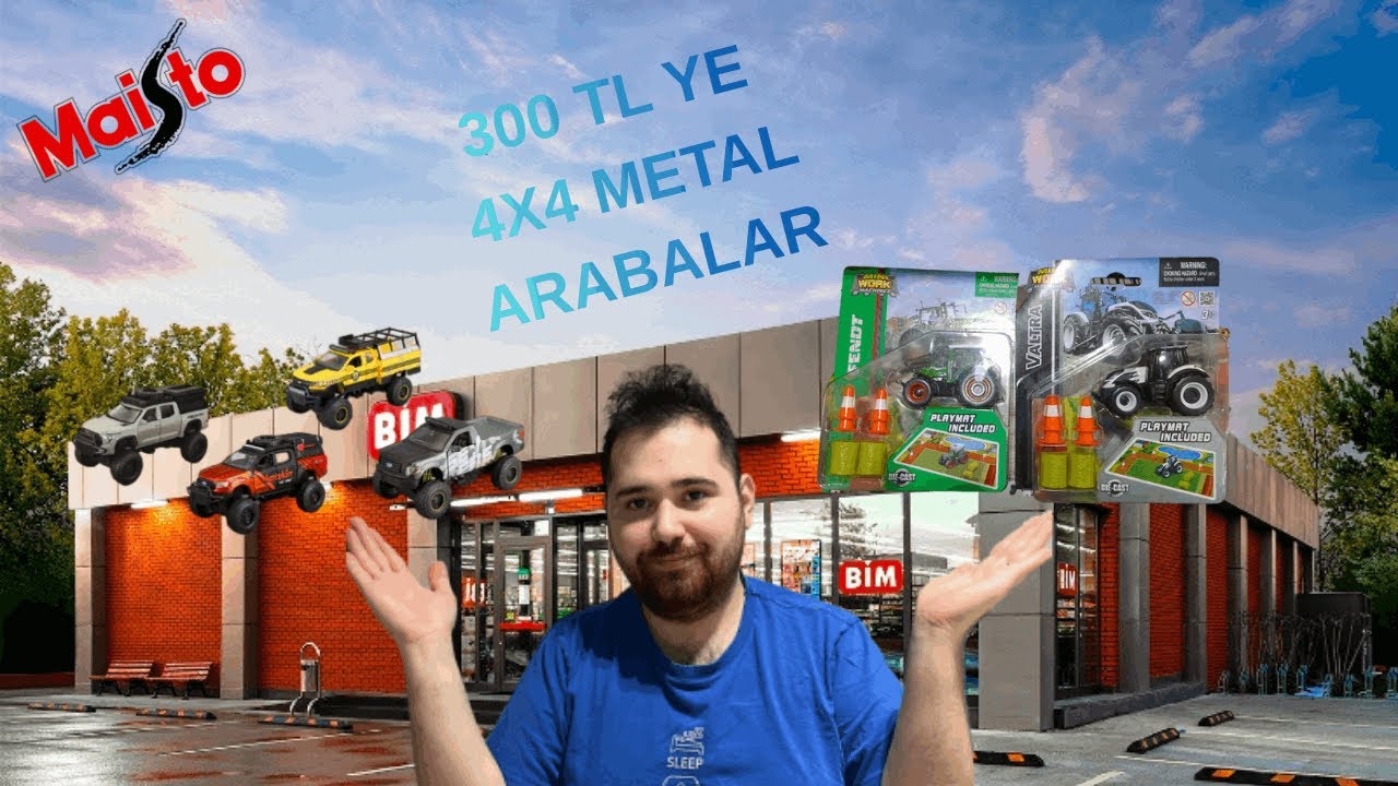 BİM MARKET 4X4 METAL MAİSTO ARABALAR HUNT !!!!