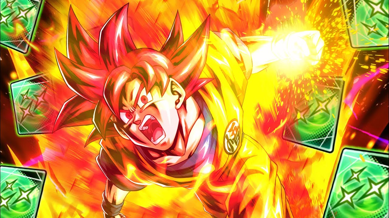 YEAH THIS IS SO DUMB... I gave LF God Goku INFINITE AOE GREEN CARDS!!! (Dragon Ball Legends)