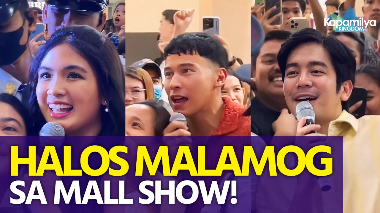 Heaven Peralejo, Enchong Dee, at Joshua Garcia, hinila-hila at halos malamog sa mall show sa Bulacan