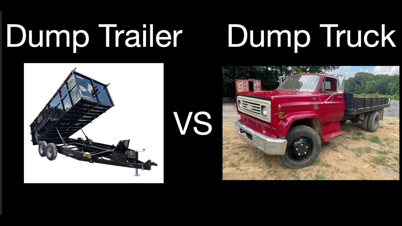 Самосвальный прицеп против самосвала