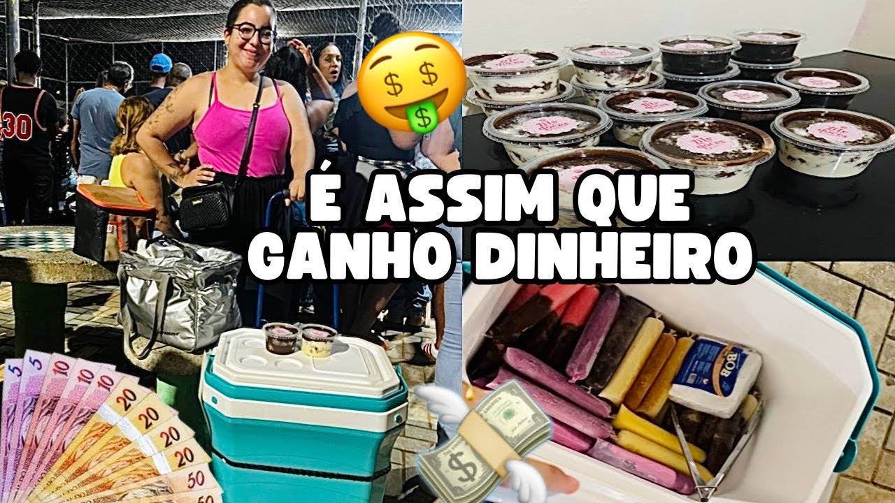 💥 PARE DE PASSAR APERTO! FAZENDO DINHEIRO NA RUA COM BOLO NO POTE E GELADINHO.
