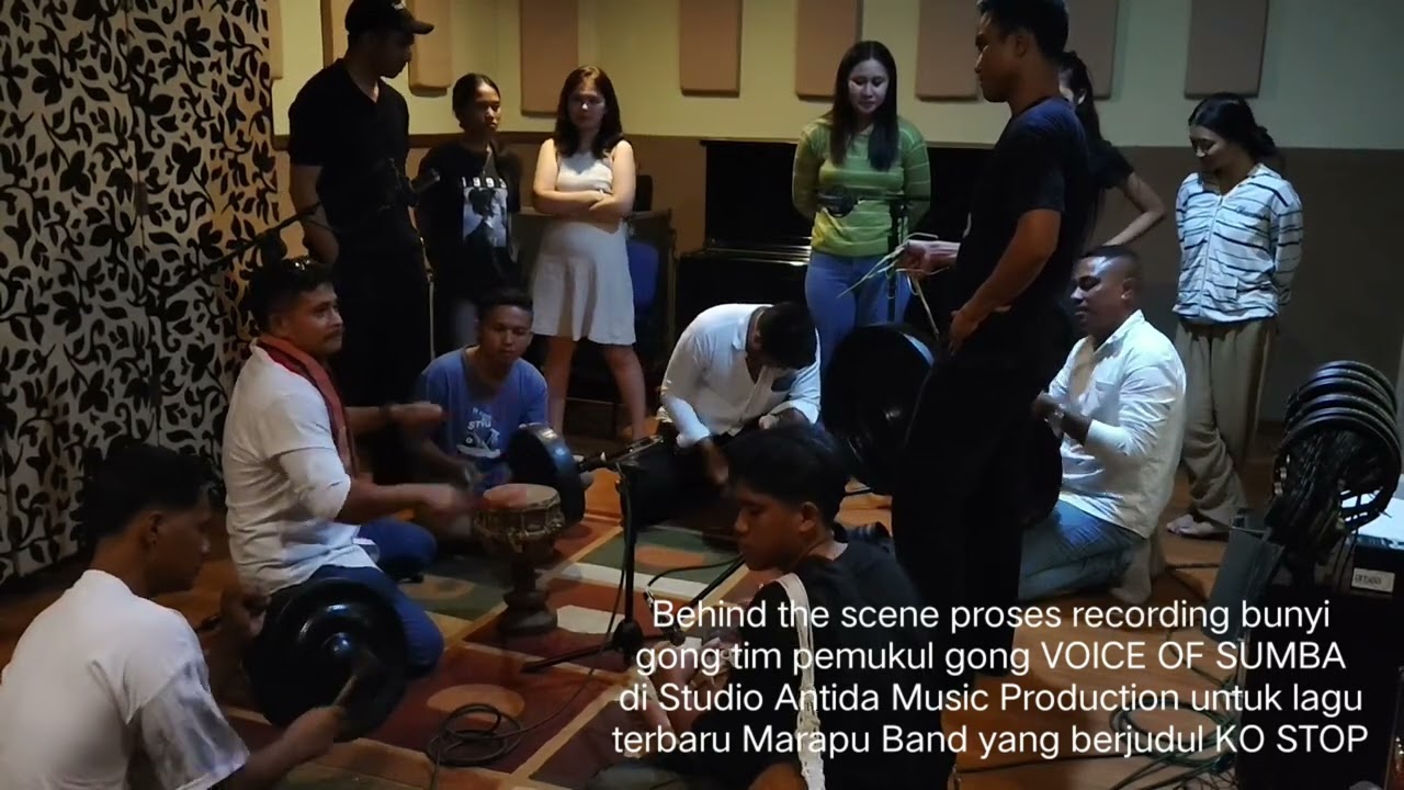 Gong WOLEKA Sumba || Behind the Scene proses recording gong tim penabuh gong VOICE OF SUMBA - BALI