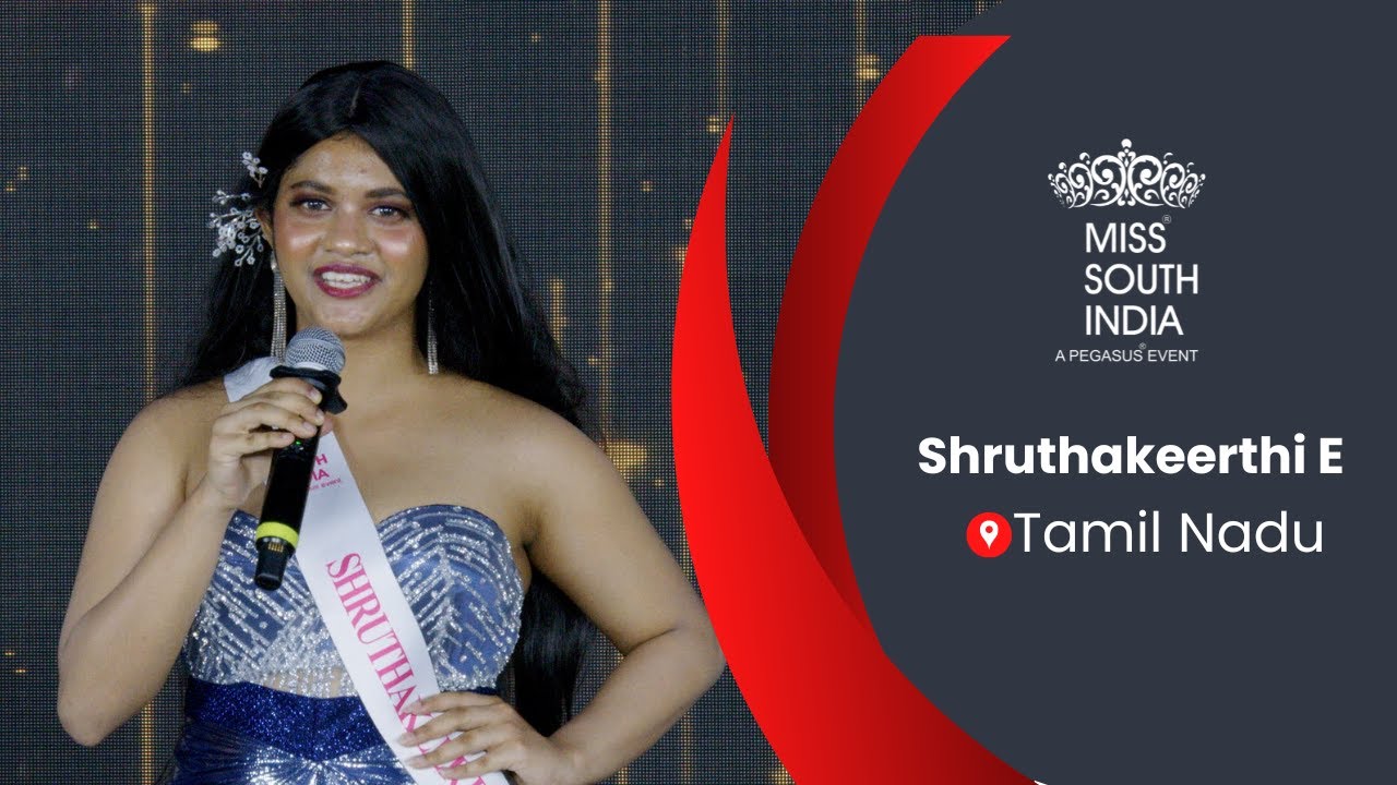 MISS SOUTH INDIA 2024 I INTRO ROUND | Shruthakeerthi E  |
