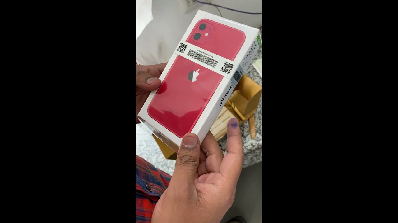 My younger brother unbox Iphone 11 Indian Retail unit | quick unboxing in 2021 | @45000 #shorts