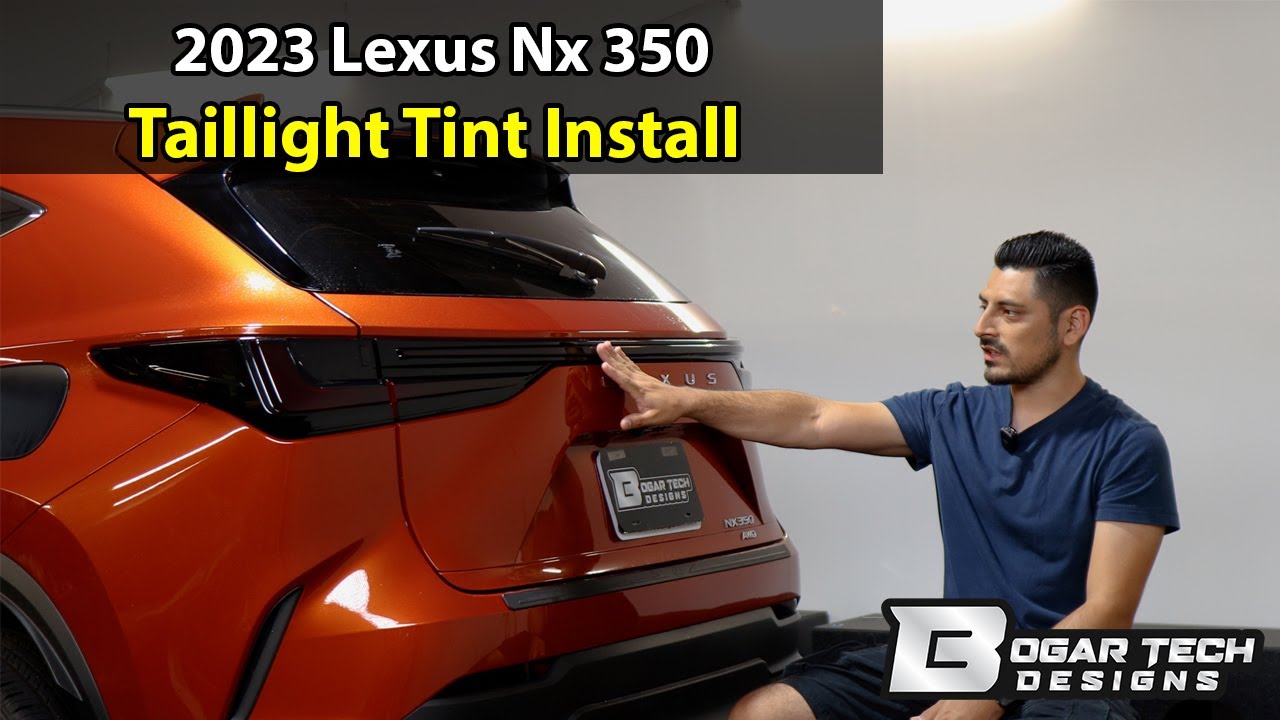 Lexus NX 2022-2025 Taillight Tint Installation