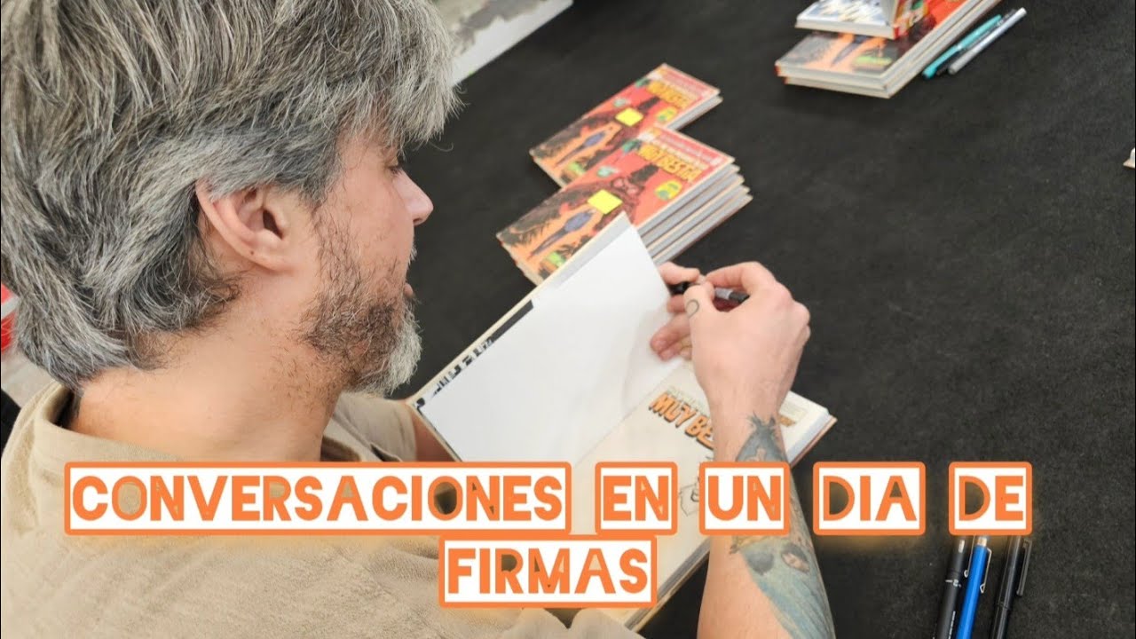 HABLANDO DE LAS I.A EN UNA JORNADA DE FIRMAS.