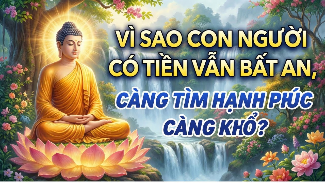 Vì Sao Con Người Có Tiền Vẫn Bất An, Càng Tìm Hạnh Phúc Càng Khổ?