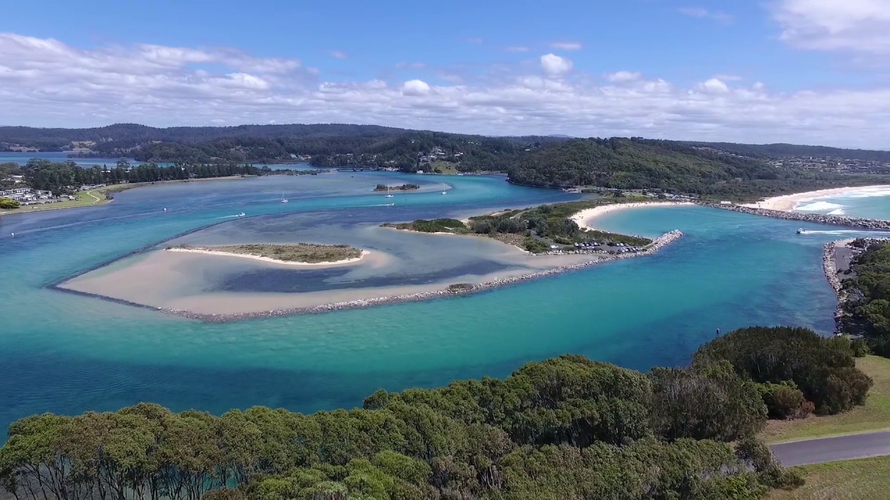 Australia DJI Phantom Drone Footage, Narooma