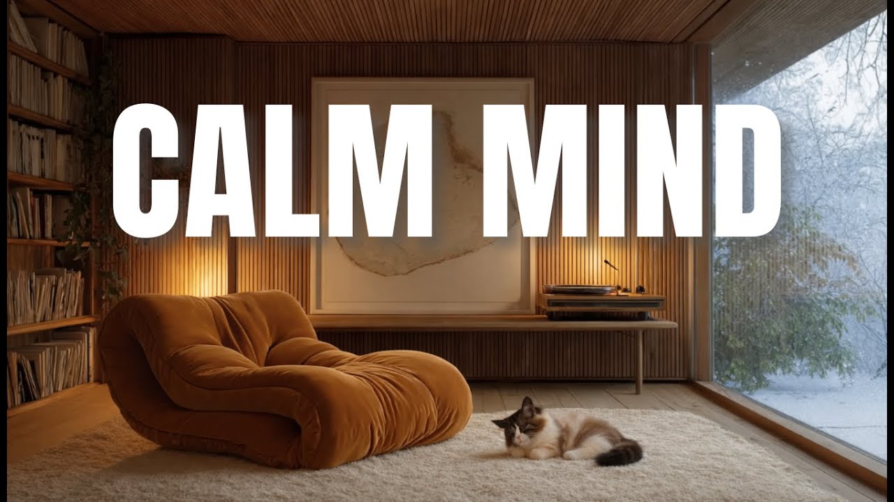 Calm Mind 🕯️ Cozy Focus & Deep Work Ambience | Study, Relax, Stress Relief (No Vocals)