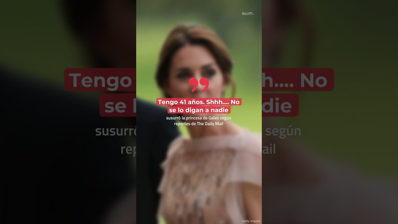 Reacci&oacute;n de Kate cuando un grupo de ni&ntilde;os le preguntaron su edad I La Realeza I #short