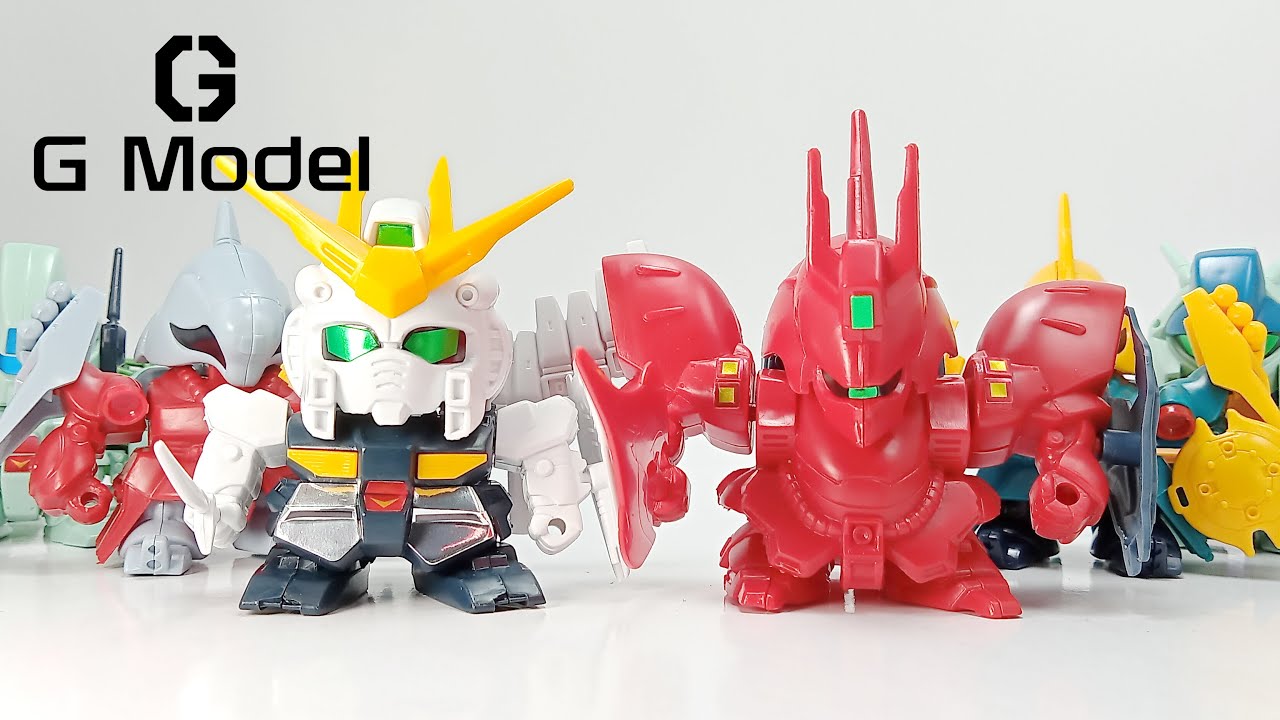 SD Gundam Collection Series BB Senshi - Mobile Suit Gundam Char's Counterattack Set