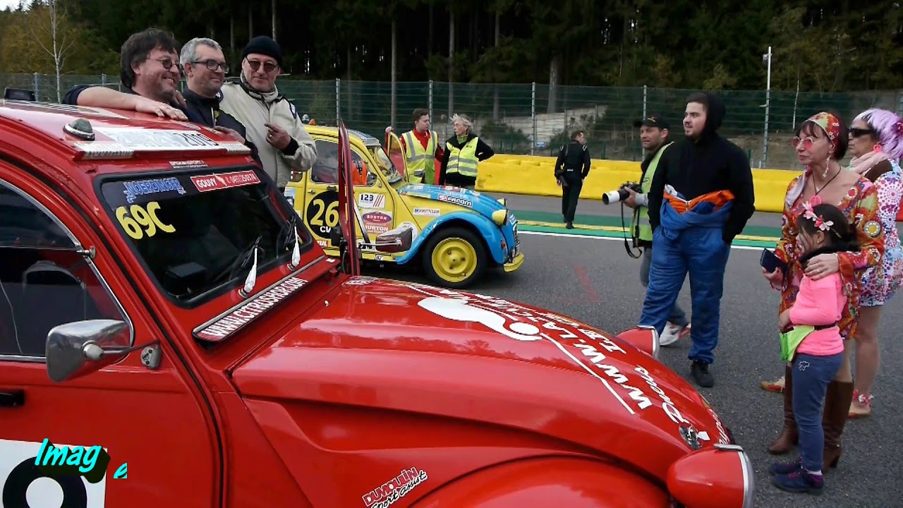 24h 2cv de Francorchamps 2019  mise en grille et départ