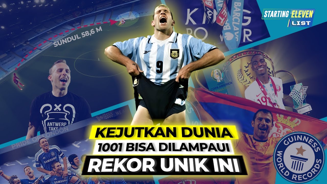 7 Rekor UNIK Dalam Sepakbola yang Sulit Dilampaui