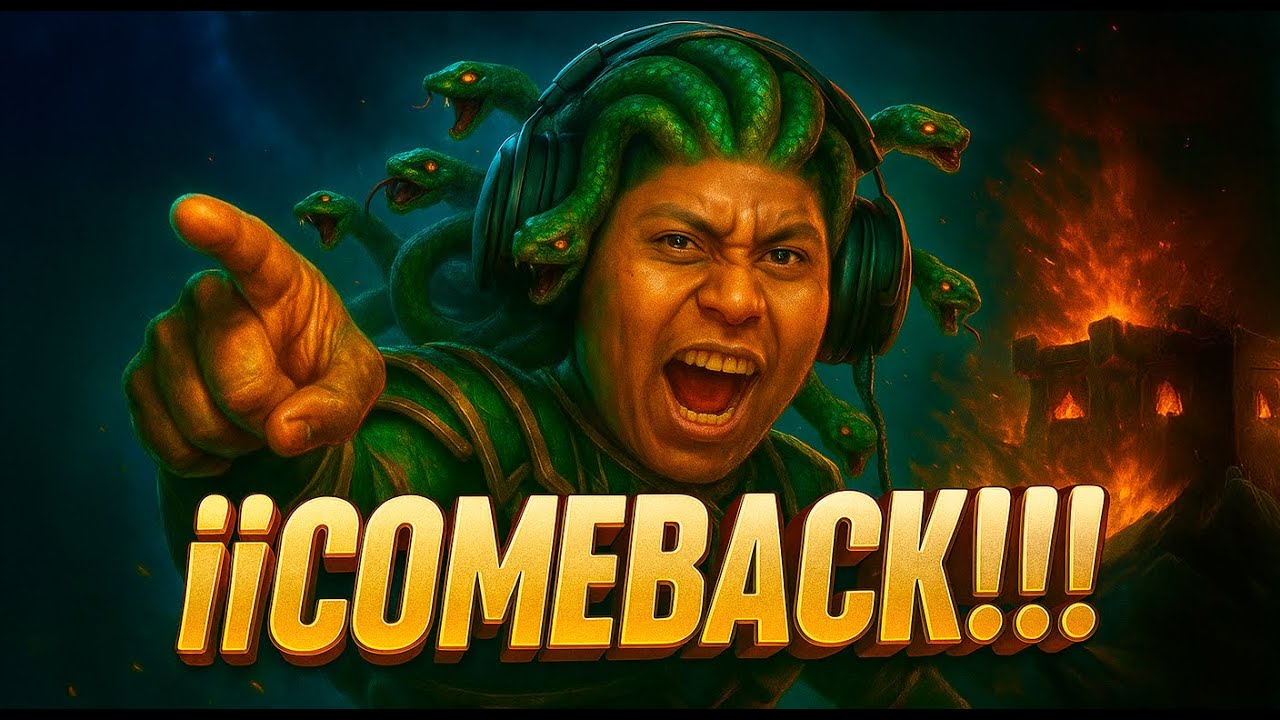 COME BACK CONTRA MEGA CREEPS! TODO MI TEAM TIRO GG!, PERO YO CARREO 1 VS 9