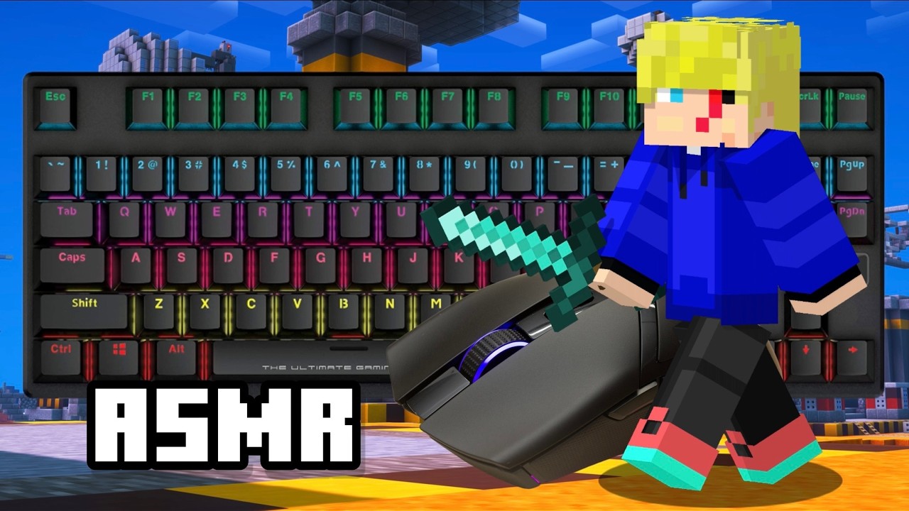 Hive Bedwars Shaders Keyboard And Mouse ASMR (1440p)