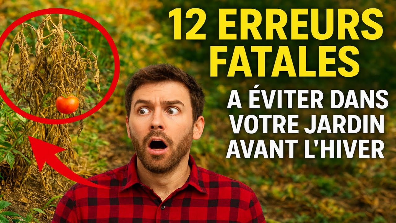 12 ERREURS FATALES à éviter dans votre jardin avant l'hiver. Ne les commettez SURTOUT pas si vous v