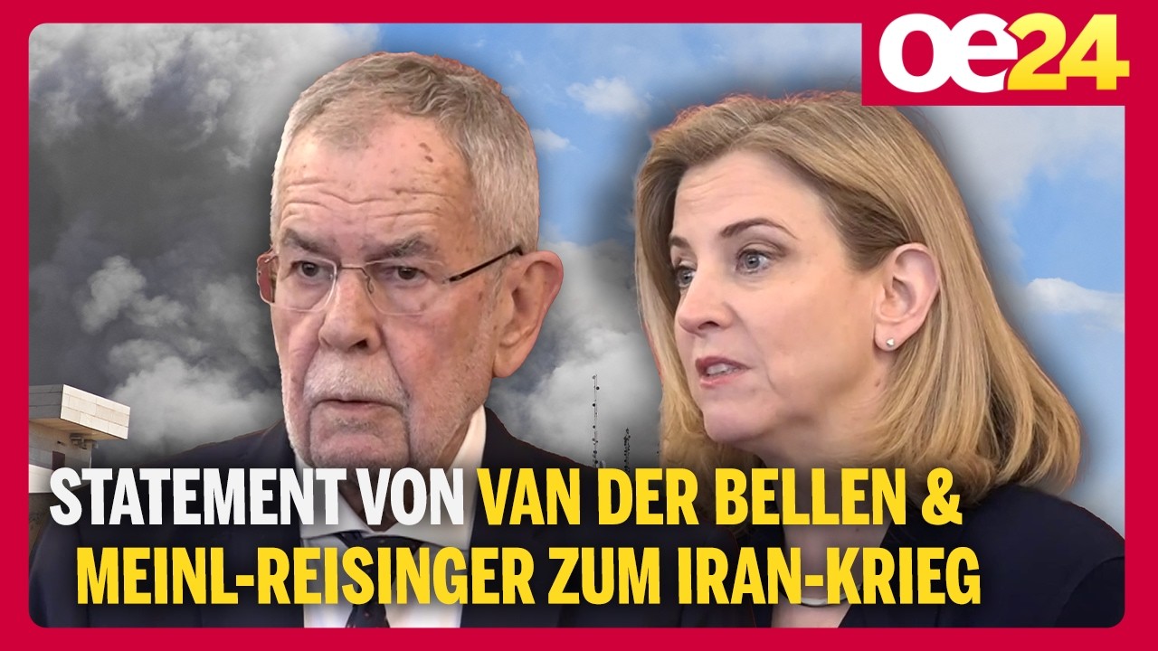 Statement von Van der Bellen & Meinl-Reisinger zum Iran-Krieg