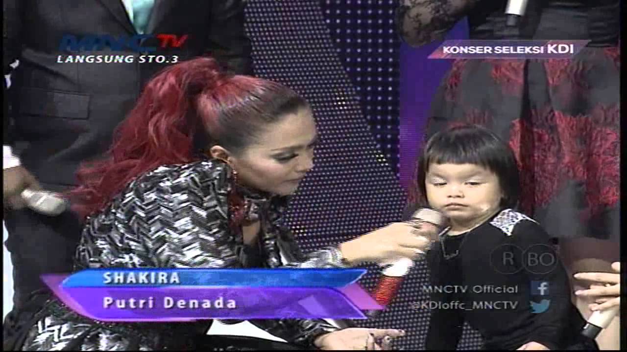 Lucunya Anak Denada Bergoyang - Konser Seleksi KDI 2015 (31/3)