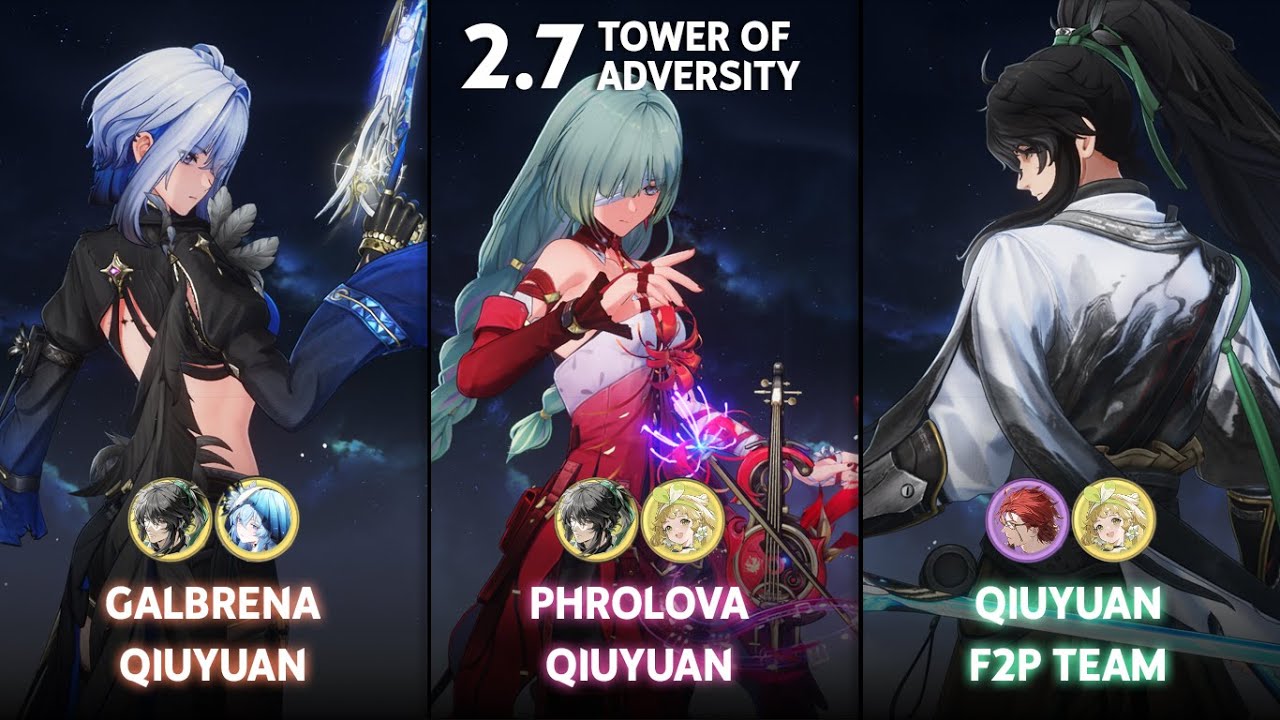 S0 Qiuyuan Galbrena / S0 Qiuyuan Phrolova / S0 Qiuyuan F2P Team | ToA 2.7 | Wuthering Waves