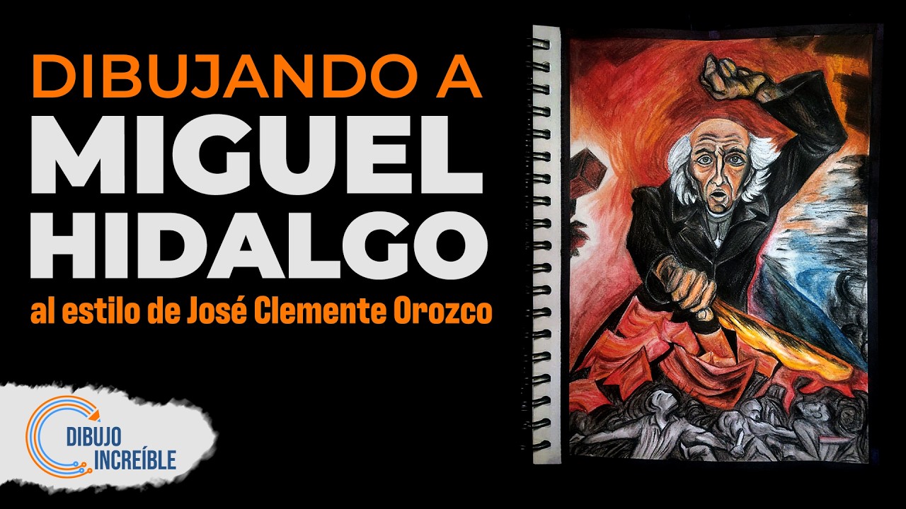 Como Dibujar a Miguel Hidalgo | Hidalgo Incendiario de José Clemente Orozco