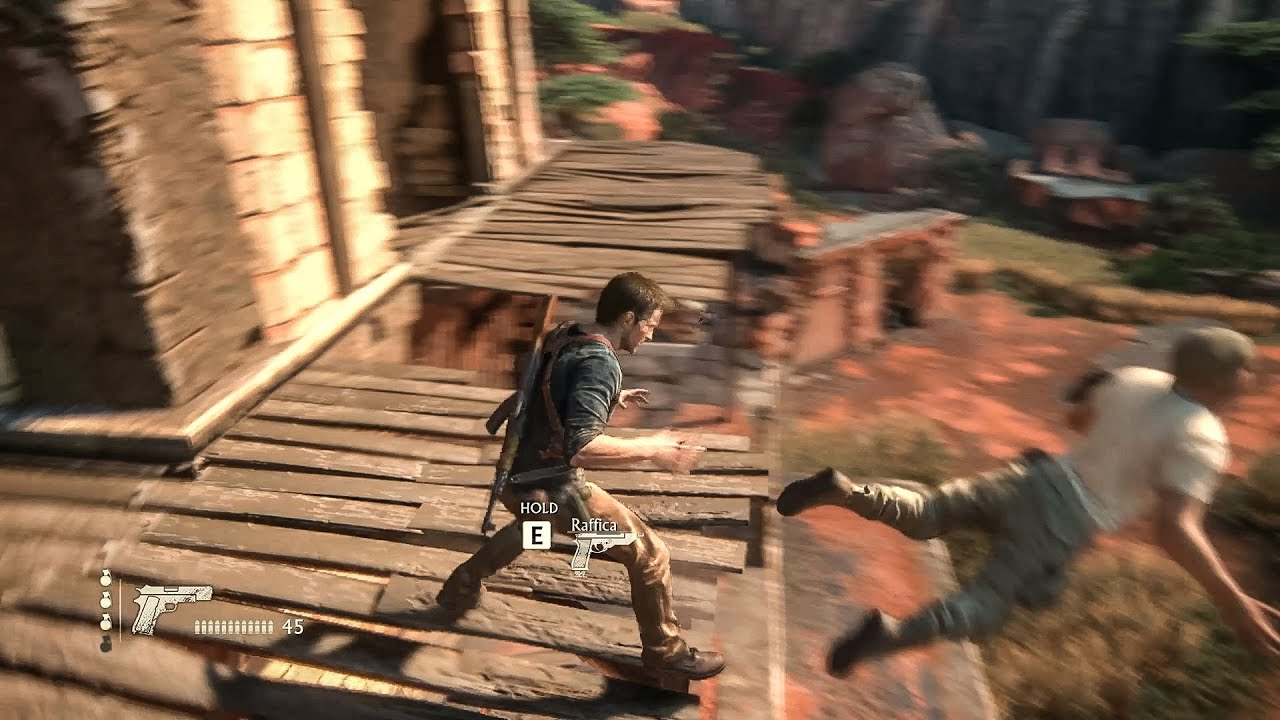 UnCharted4 Stealth Hard Mode - Trails Tower Fight PC #gameplay #uncharted4 #gaming