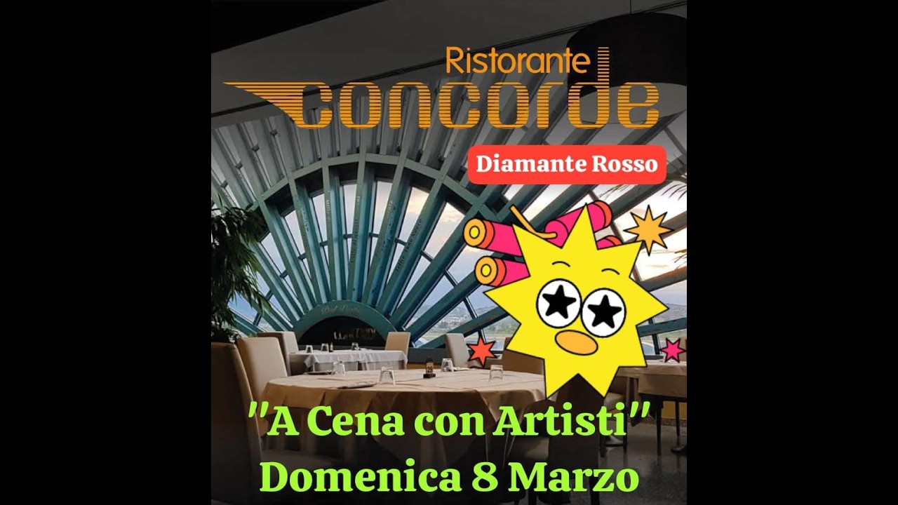 A CENA CON GLI ARTISTI - 8 MARZO 2026