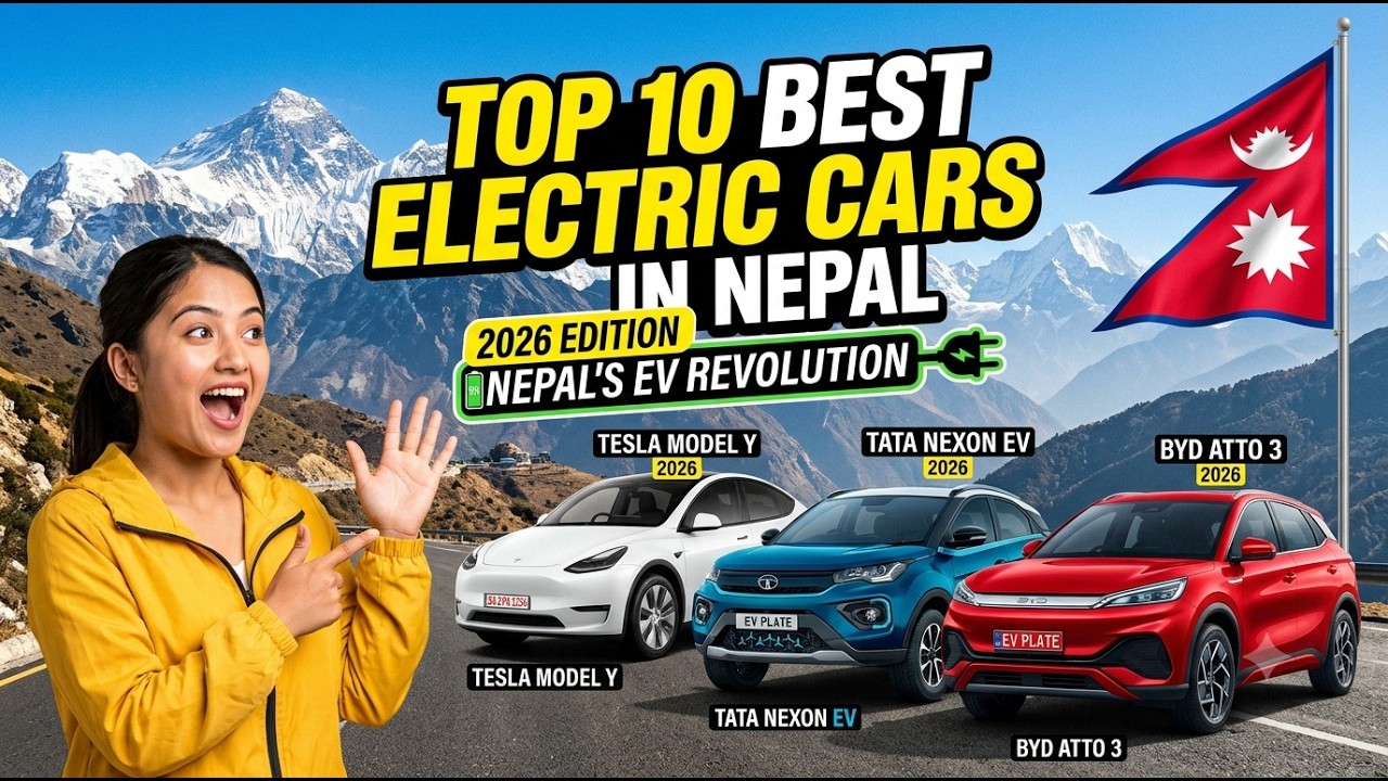 Top 10 Best Electric Cars in Nepal 2026 ⚡🇳🇵 | Electric Vehicles & Latest Prices