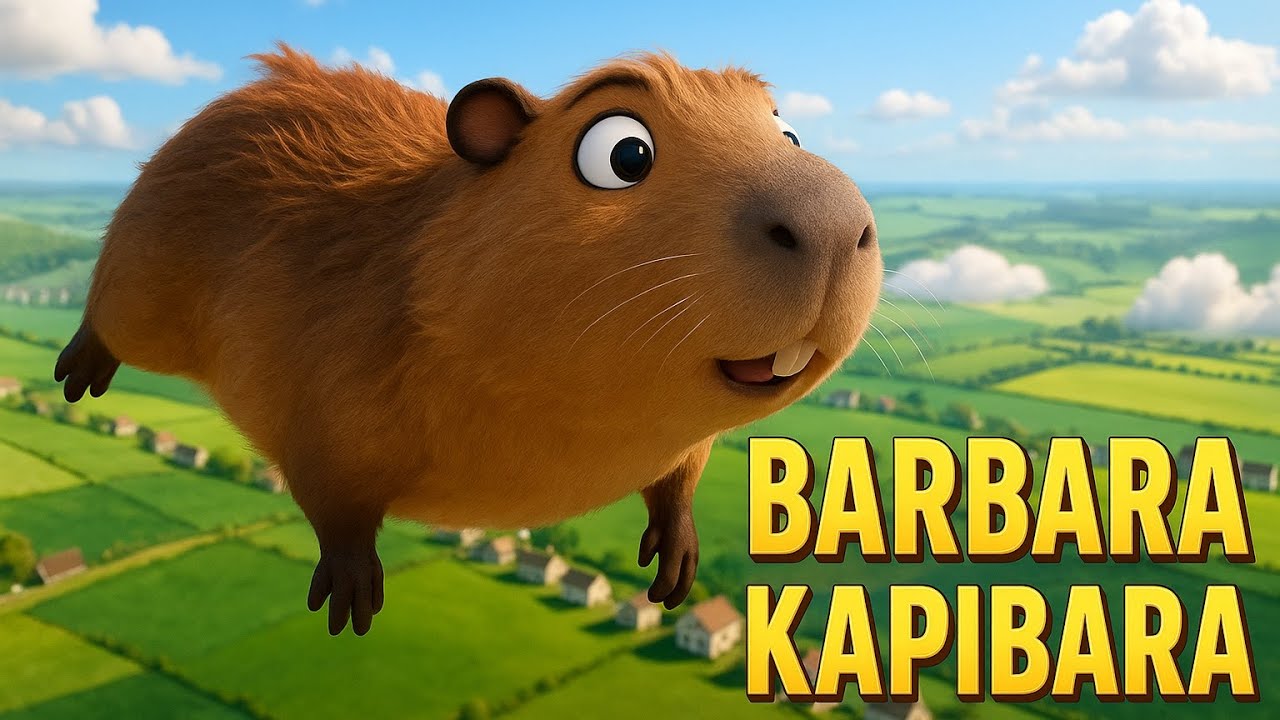 💦🦦 Barbara Kapibara – Królowa Bagien!  Wesoła Piosenka dla Dzieci o Pluskaniu i Przygodziе