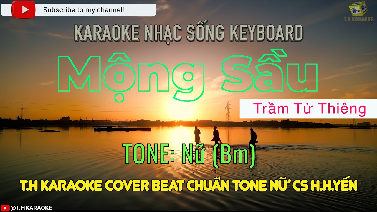 Mộng Sầu | Karaoke Beat Chuẩn | Tone Nữ (Bm) | CS Hồ Hoàng Yến @THKARAOKE