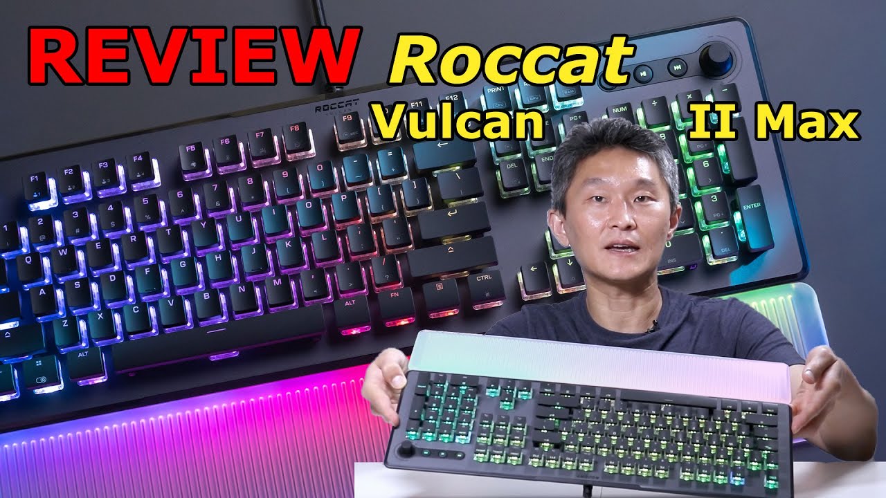 Обзор новой флагманской клавиатуры Roccat: Vulcan II Max
