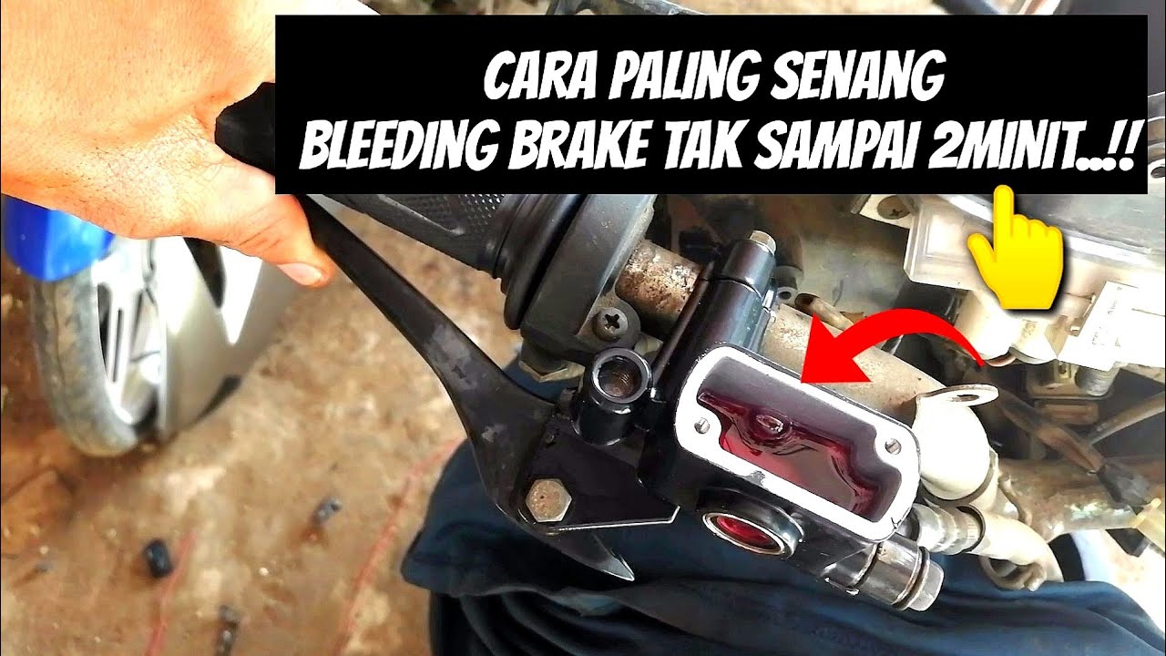 Cara paling Senang Bleeding Brake Tak Sampai 2minit.!! wajib tengok..!!🔥
