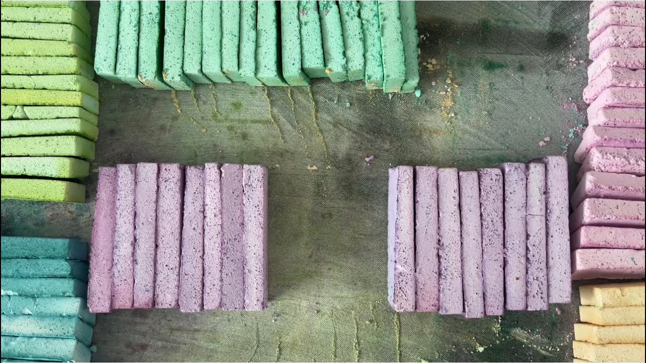 Mini chips /gym chalk / asmr 