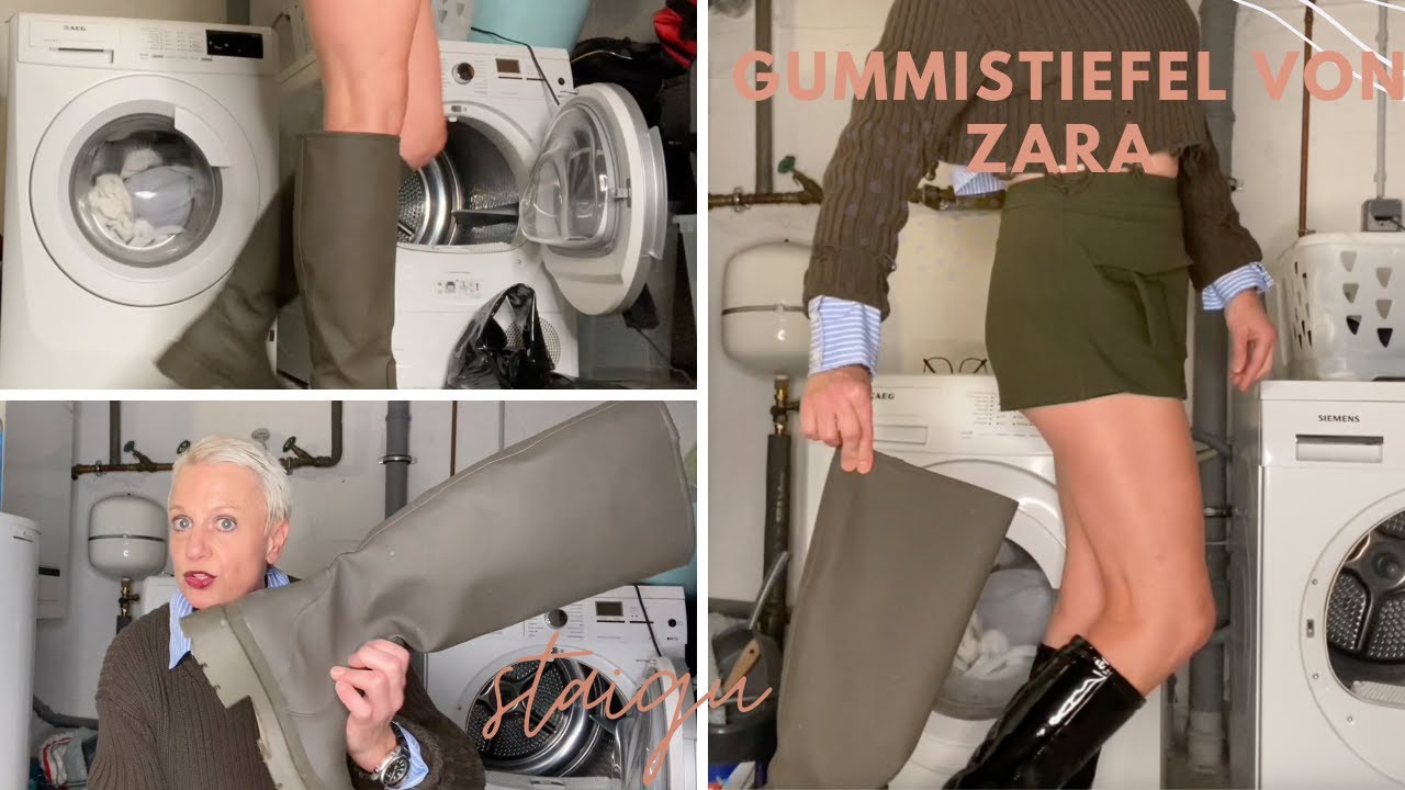 Gummistiefel von Zara  - kommt mir spanisch vor