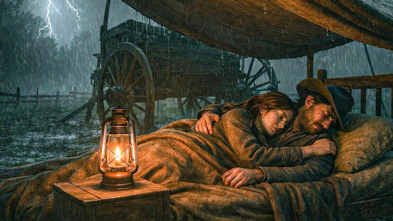 Together in the Storm – John and Abigail Cozy Night Rest Together During  Thunderstorm | RDR2 ASMR