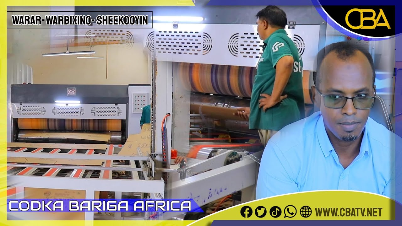 Warbixin:30 sano kadib waxaa dib u bilaabmay kacaanka warshadaha Soomaaliya