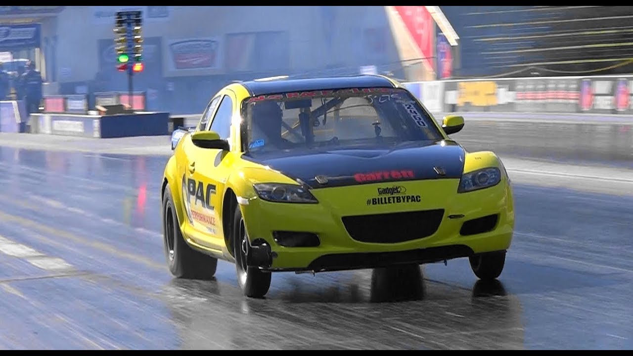 WORLD'S FASTEST ROTARY ON RADIALS PAC PERFORMANCE 20B RX8 7.36 @ 190 MPH
