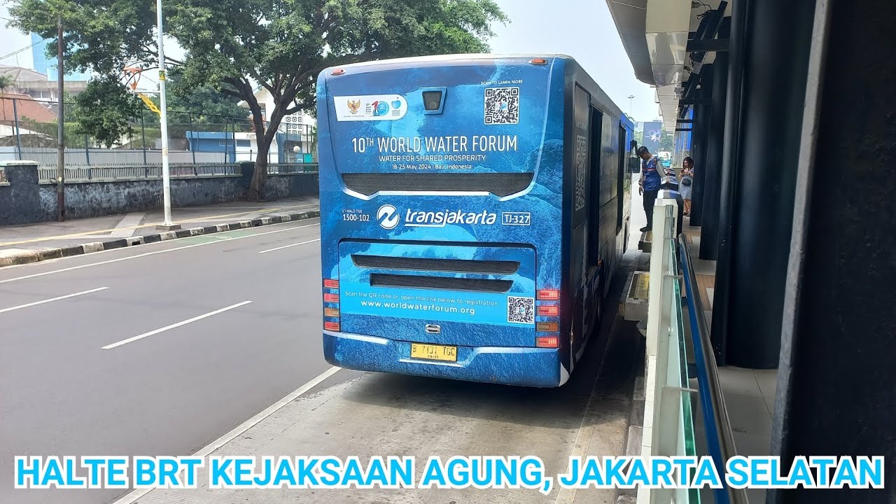 🔵Halte BRT Kejaksaan Agung/CSW, Jakarta Selatan - TransJakarta Bus Spotters #10