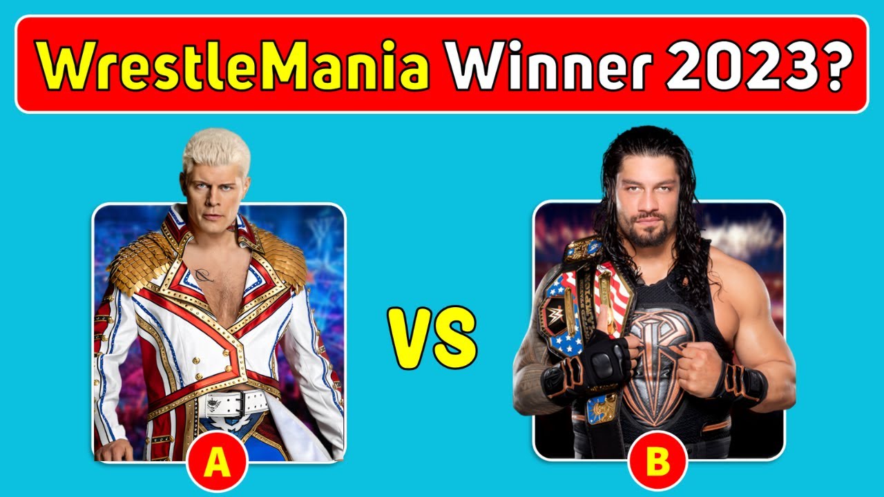 Сможете ли вы угадать победителей WrestleMania с 1997 по 2023 год? | Викторина WWE