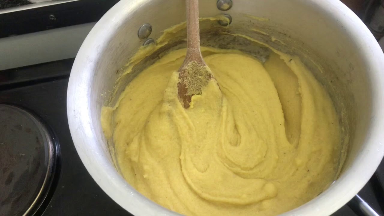 How to make cou cou and salt fish ( Barbadian dish )